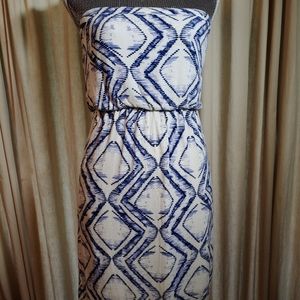 😘O'Neill tube top high low dress